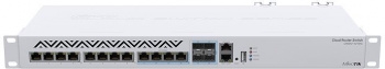 Mikrotik CRS312-4C+8XG-RM Cloud Router Switch 8х 1G/2.5G/5G/10G RJ45, 4х 10G RJ45/SFP+ with RouterO