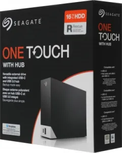    Seagate STLC16000400 16TB One Touch Hub 3.5 USB3.0 Black