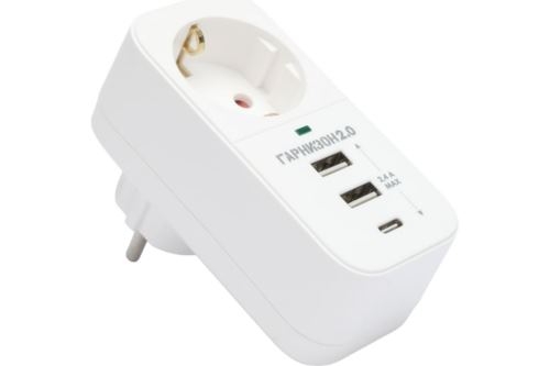    SKT-1-CU2-W 2.0  , 1, 16, 1xType-C, 2  USB, .