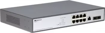  Managed L2 Switch 8x1000Base-T, 2x1000Base-X SFP, RJ45 Console, 19 w/brackets