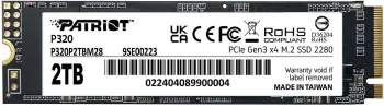 SSD   M.2 2280 2TB P320 P320P2TBM28 PATRIOT