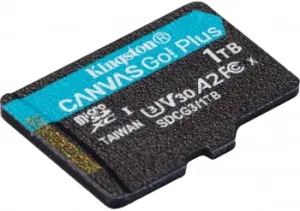   Kingston 1TB microSDXC Canvas Go Plus 170R A2 U3 V30 Card W/O ADP/ Kingston 1TB microSD