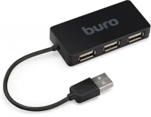  USB 2.0 Buro BU-HUB4-U2.0-Slim 4. 