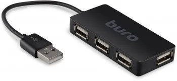  USB 2.0 Buro BU-HUB4-U2.0-Slim 4. 