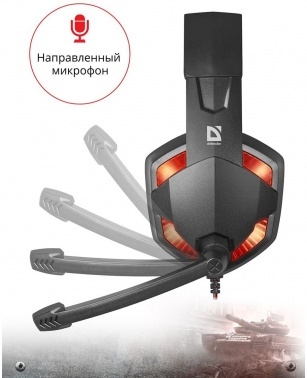  DEFENDER WARHEAD G-370 BLACK/RED 64037