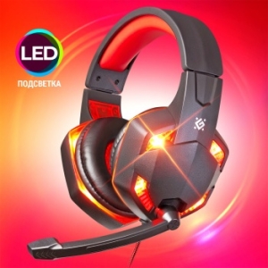  DEFENDER WARHEAD G-370 BLACK/RED 64037
