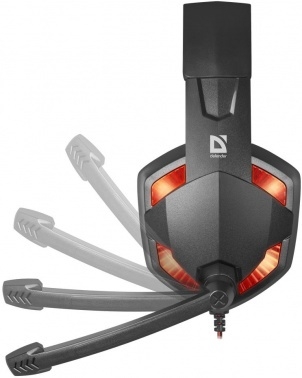  DEFENDER WARHEAD G-370 BLACK/RED 64037