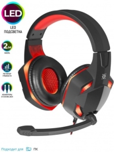  DEFENDER WARHEAD G-370 BLACK/RED 64037