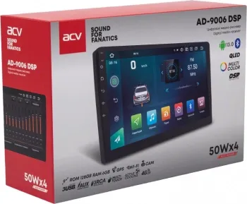  ACV AD-9006DSP 2DIN 4x50 v5.0 AUX 6144Mb DSP Android 13 9 WiFi 3G/4G 3 (43122)