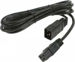  Hyperline PWC-IEC19-IEC20-3.0-BK   IEC 320 C19 - IEC 320 C20 (3x1.5), 3 