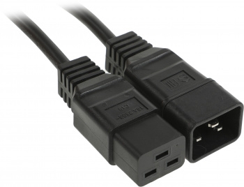  Hyperline PWC-IEC19-IEC20-3.0-BK   IEC 320 C19 - IEC 320 C20 (3x1.5), 3 