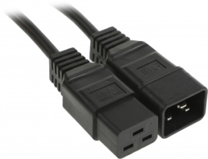 Hyperline PWC-IEC19-IEC20-3.0-BK   IEC 320 C19 - IEC 320 C20 (3x1.5), 3 