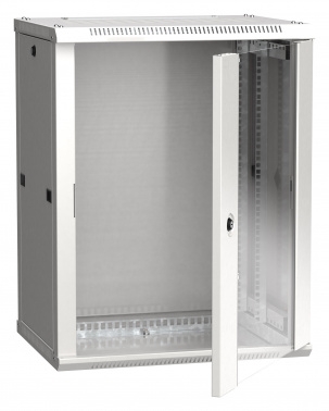 Шкаф ITK LINEA W 12U 600x450 мм дверь стекло, RAL7035