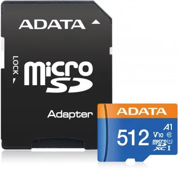   MICRO SDXC 512GB AUSDX512GUICL10A1-RA1 ADATA