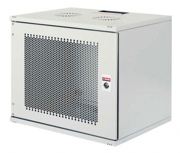 Шкаф коммутационный Lande NetBox Soho (LN-SH09U5440-LG-F0-3) настенный 9U 540x400мм пер.дв.перфор. з