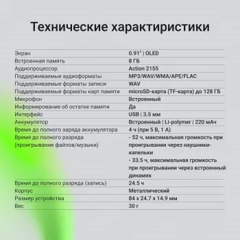   Digma DiVoice RV50 8Gb 