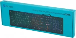  Oklick 420MRL  USB slim Multimedia LED