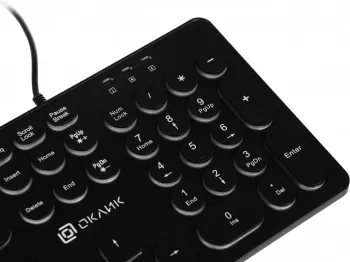  Oklick 420MRL  USB slim Multimedia LED