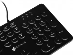  Oklick 420MRL  USB slim Multimedia LED