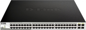   D-Link DGS-1210-52MPP/E2A PROJ WebSmart  48  10/100/1000Base-T  4 