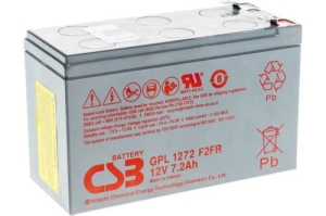  12V 7.2Ah CSB GPL1272 F2FR (GPL1272 F2FR) 