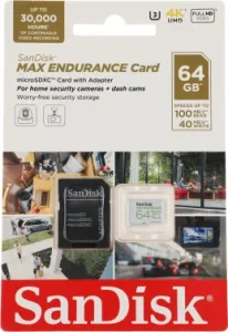   MICRO SDHC 64GB UHS-3 SDSQQVR-064G-GN6IA SANDISK