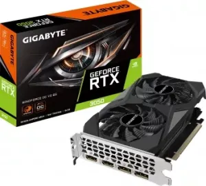  Gigabyte PCI-E 4.0 GV-N3050WF2OCV2-6GD NVIDIA GeForce RTX 3050 6Gb 96bit GDDR6 1470/14000