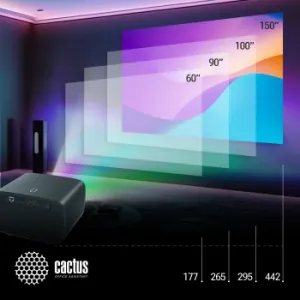  Cactus CS-PRC.05B.Full HD-A LCD 7500Lm LS 750Lm ANSI (1920x1080) 1000:1  :50000