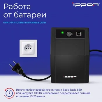    Ippon Back Basic 850 480 850 