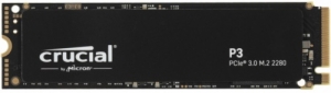  SSD Crucial 500Gb M.2 P3  (PCI-E 3.0 x4, up to 3500/1900MBs, 3D NAND, NVMe, 