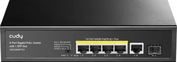  Cudy GS1005PTS1 (L2) 5x1/ 1SFP 4PoE+ 120W 