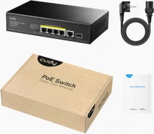  Cudy GS1005PTS1 (L2) 5x1/ 1SFP 4PoE+ 120W 