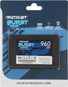 SSD Patriot Burst Elite 960GB, SATA 2.5, PBE960GS25SSDR, 450/320, RET