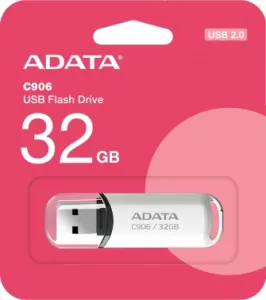   ADATA Flash Drive 32Gb C906 AC906-32G-RWH {USB2.0, White}