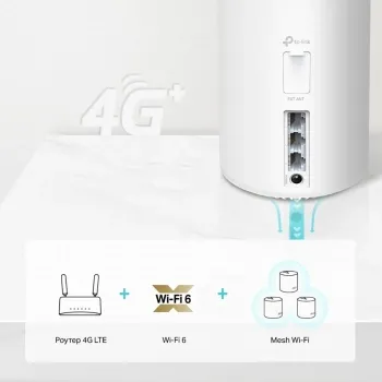  Mesh Wi-Fi    4G+ TP-Link Deco X20-4G(1-pack) AX1800