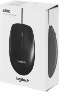  910-003357 Logitech Mouse B100 Black USB