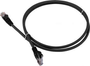 Патч-корд LANMASTER LSZH UTP кат.5e, 5.0 м, черный