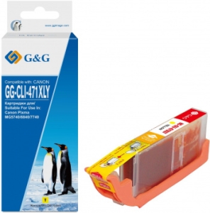   G&G GG-CLI-471XLY  (10.8)  Canon TS5040/MG5740/MG6840/MG7740