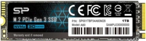  SSD Silicon Power 1Tb M.2 A60  (PCI-E 3.0 4, up to 2200/1600MBs, 25000