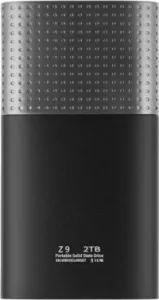  SSD External Netac 2.0Tb Z9 <NT01Z9-002T-32BK> (USB3.2, up to 550/480MBs, 9047.511.5mm,