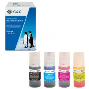  G&G GG-103BKCMY-45ml*4 103BKCMY ///  4x45  Epson EcoTa
