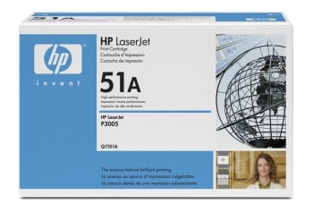 Тонер-картридж HP Q7551A черный для LJ P3005/M3035mfp/M3027mfp 6500 стр.