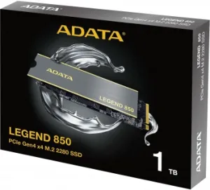  SSD ADATA 1TB M.2 2280 LEGEND 850 Client SSD [ALEG-850-1TCS] PCIe Gen4x4 with NVMe, 5000/