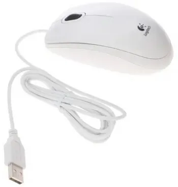  910-003360 Logitech Mouse B100 White USB OEM