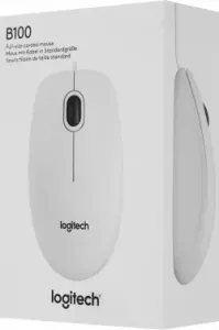  910-003360 Logitech Mouse B100 White USB OEM