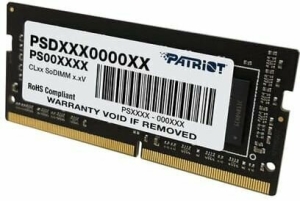   SO-DIMM DDR 4 DIMM 4Gb PC21300, 2666Mhz, Patriot Signature (PSD44G266681S) (retai