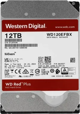   SATA 12TB 6GB/S 256MB RED WD120EFBX WDC