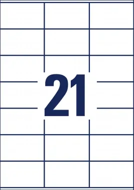  Avery Zweckform 3481 A4 70x41 21  /70/2/100./  . 