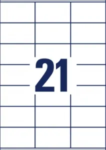  Avery Zweckform 3481 A4 70x41 21  /70/2/100./  . 