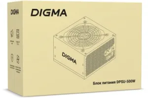   Digma ATX 500W DPSU-500W (20+4pin) 120mm fan 4xSATA RTL
